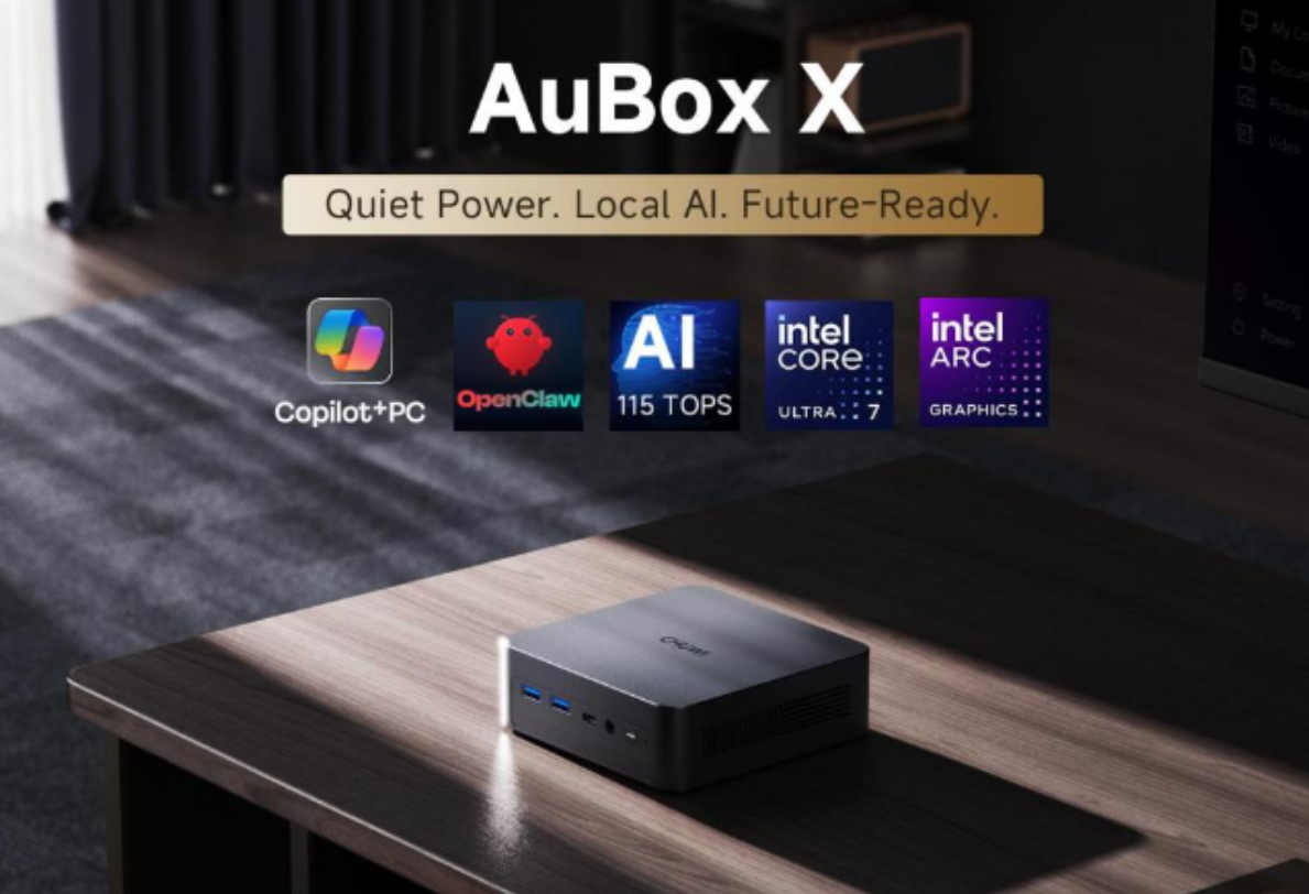 CHUWI AuBox X Launched: Tiny AI Mini PC with 115 TOPS Power