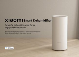 Xiaomi Smart Dehumidifier debuts globally with 22L/day dehumidification capacity