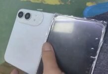 iPhone Fold dummy spotted in white finish