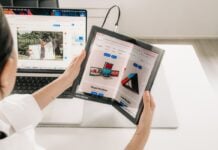 Aura Displays launches foldable 13.3-inch AMOLED portable monitor with touch support Aura Displays foldable portable monitor