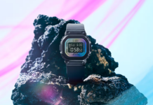 Casio unveils two XG collaboration G-Shock watches with rainbow vapor glass Casio GM-S5600XG-1