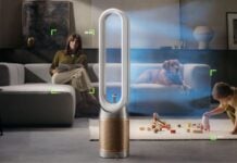 Dyson launches new air purifying fan with a camera that tracks users around the room Dyson Find+Follow Purifier Cool