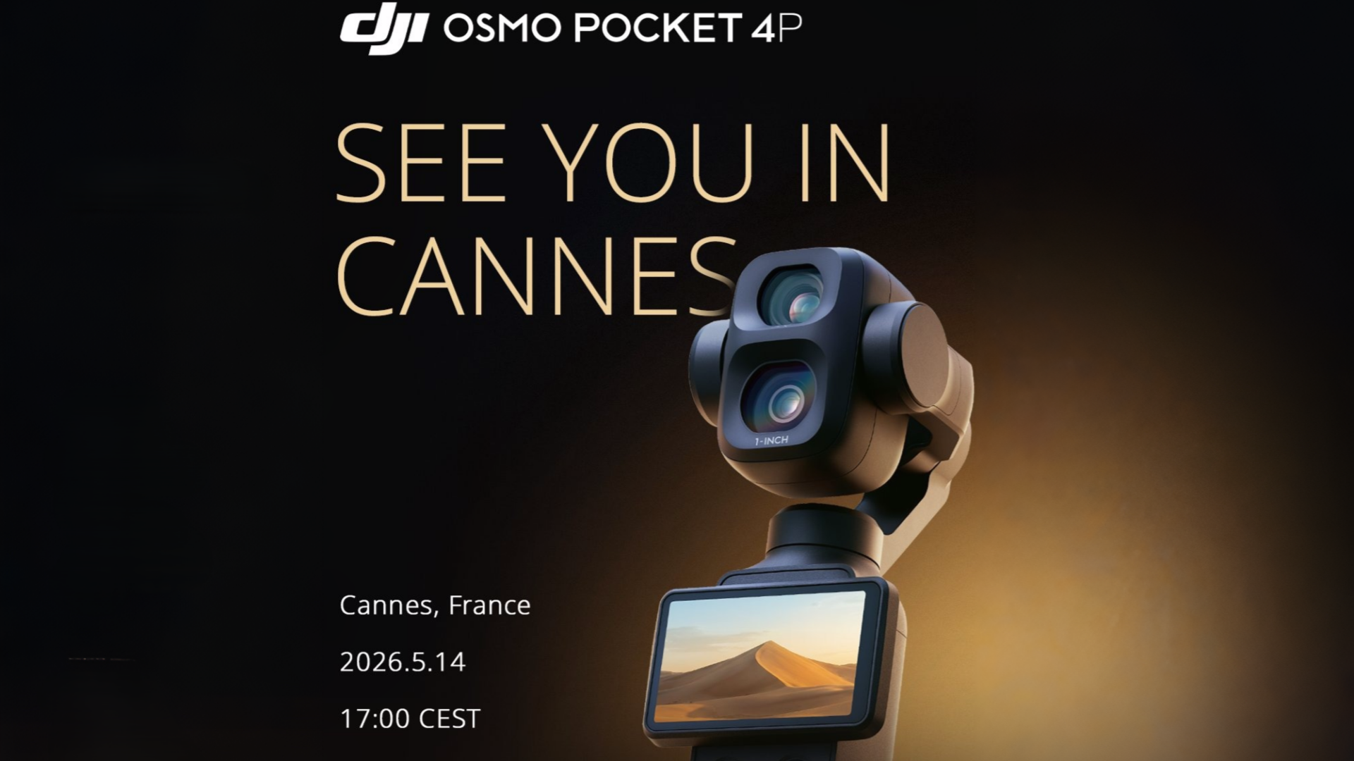 DJI Osmo Pocket 4P launching globally on May 14 - Gizmochina