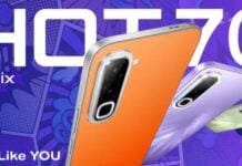 Infinix Hot 70 launches with temperature-sensitive back design Infinix Hot 70 Launch Specs Price