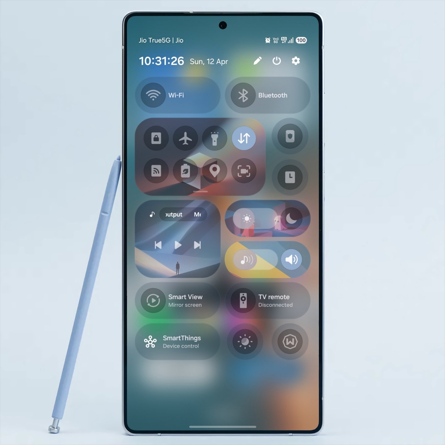 One UI 8.5 Quick Panel design