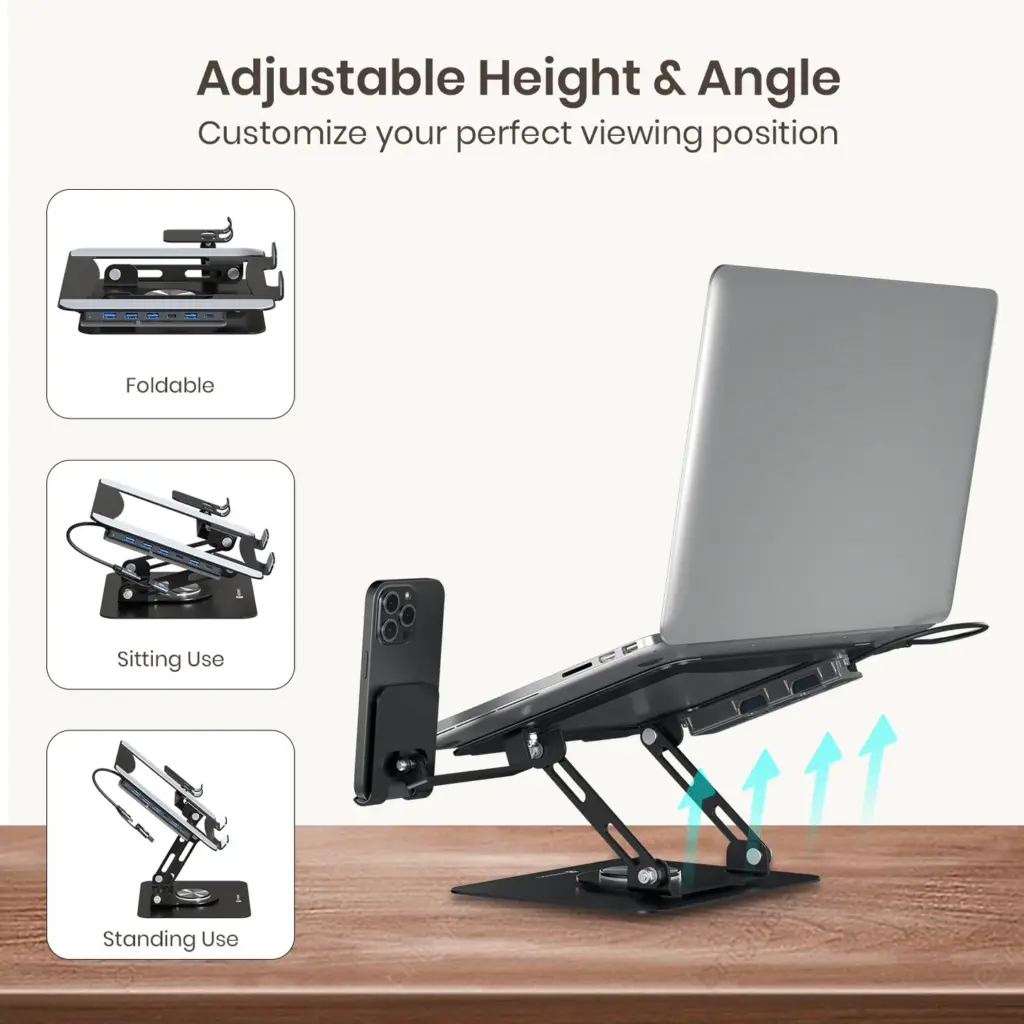 Portronics My Buddy K9 Pro Max laptop stand