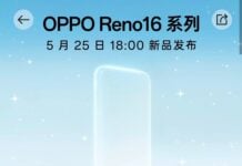 Official: Oppo Reno 16 series is launching on May 26 Oppo Reno 16 series launch date (China)