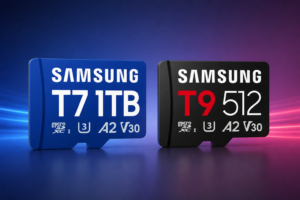 Samsung T7 and T9 microSD cards