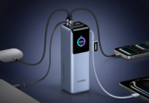 Ugreen launches 25,000mAh 200W power bank with built-in USB-C cables in the US Ugreen 200W 25000mAh power bank