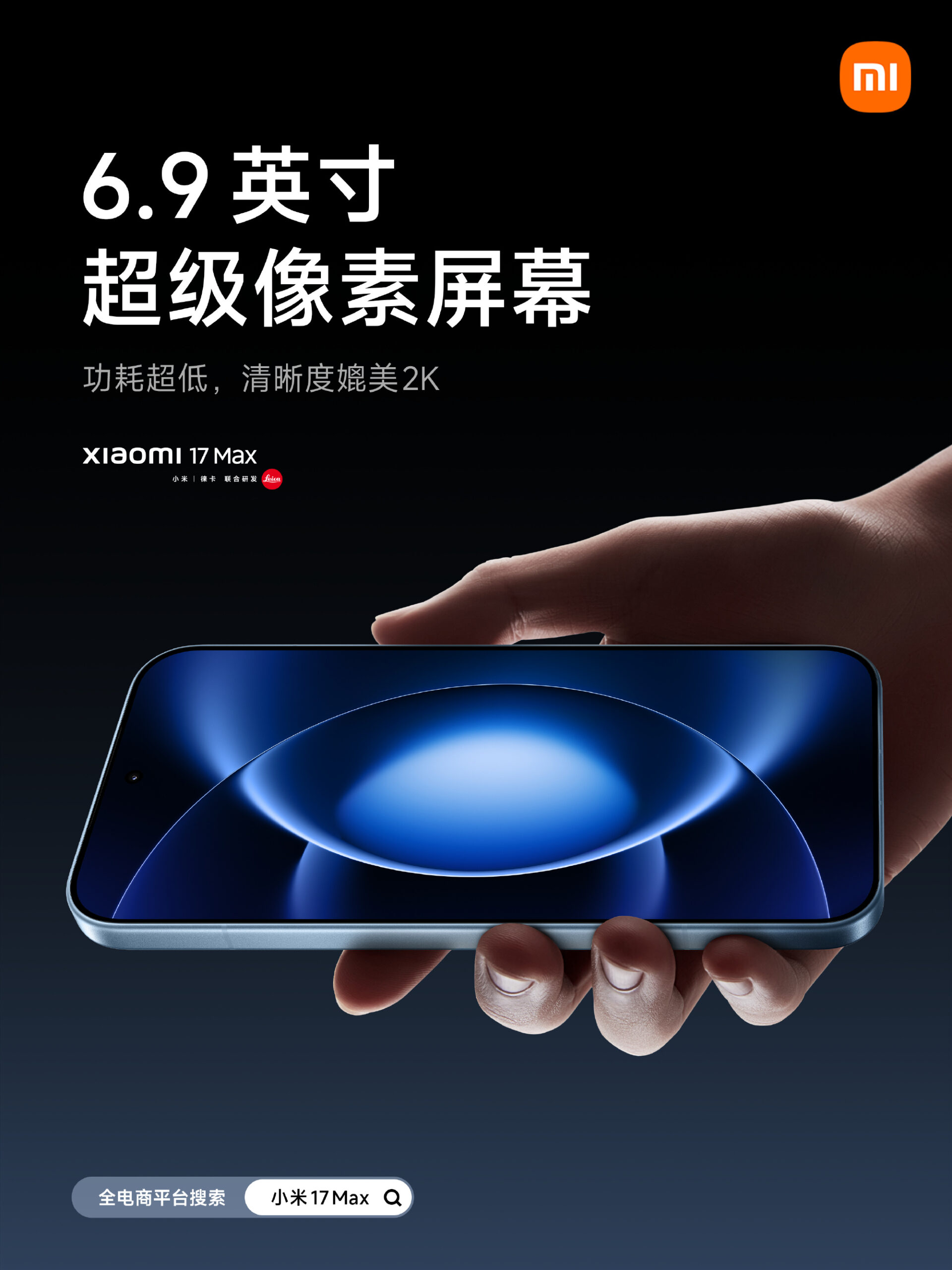 Xiaomi 17 Max - 6.9-inch display