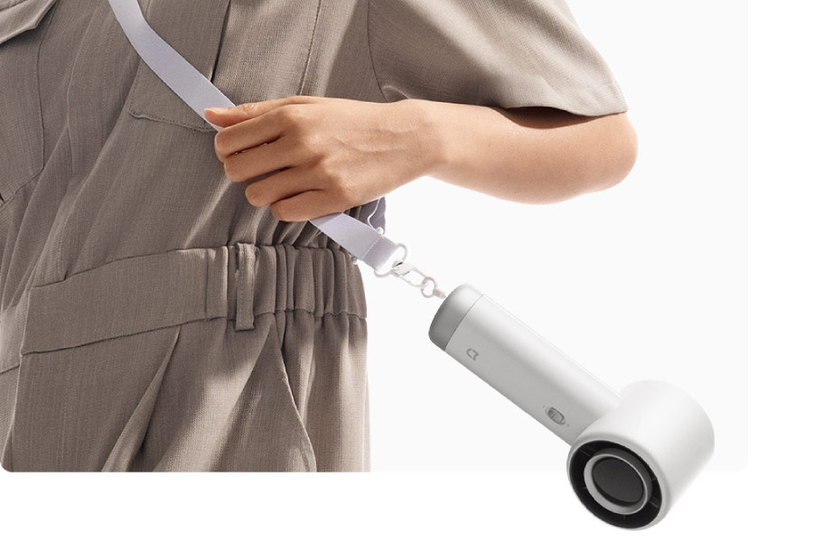 Xiaomi MIjia Handheld Fan Deisgn with Strap