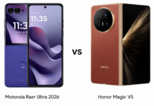 Motorola Razr Ultra 2026 vs Honor Magic V5: One Clearly Offers More Value Motorola Razr Ultra 2026 vs Honor Magic V5