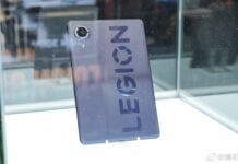 Mysterious Lenovo Legion gaming tablet shows up with customizable RGB around camera