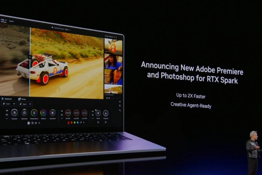 Adobe Premier and Photoshop for Nvidia RTX Spark