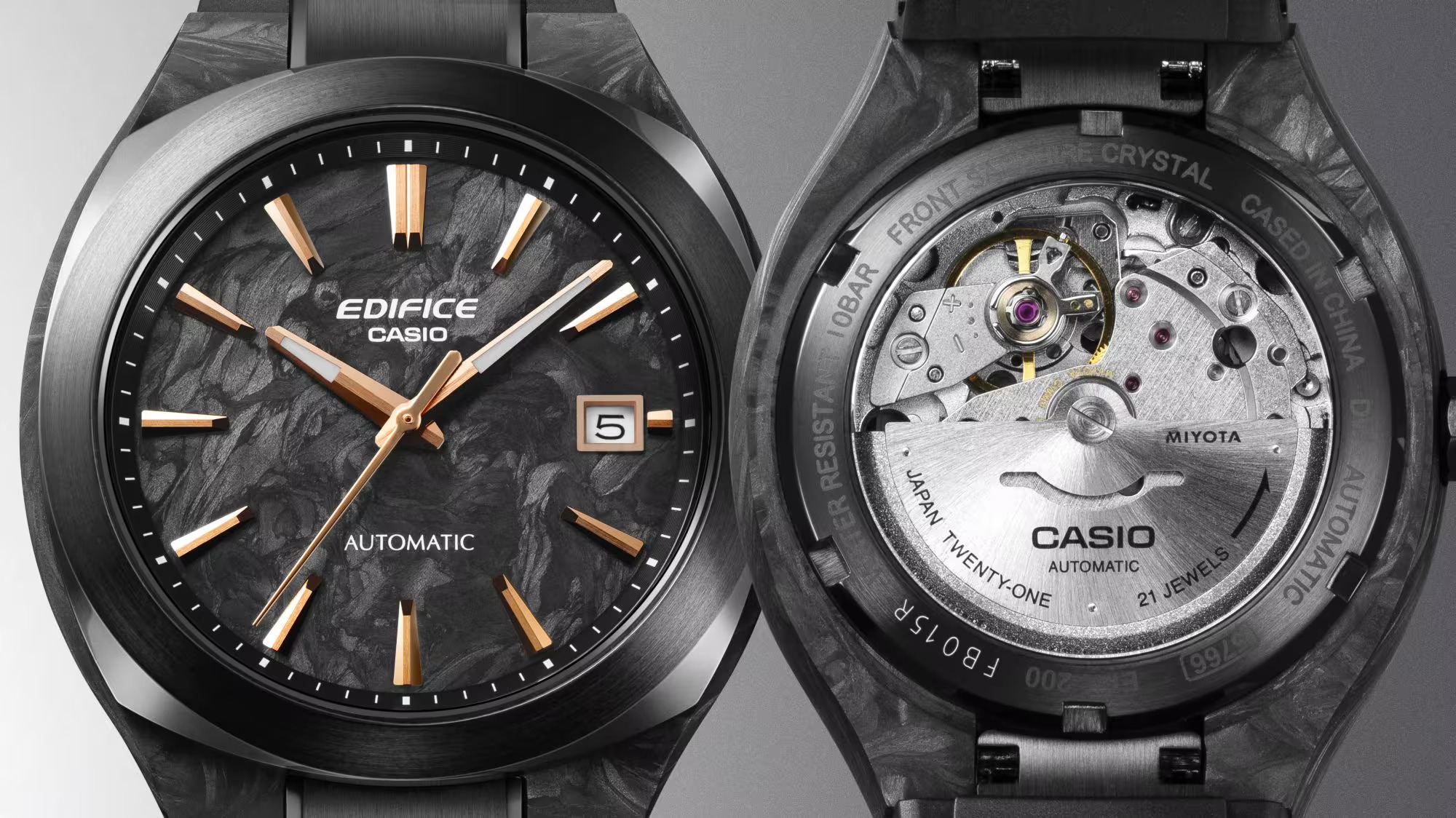 Casio launches five new Edifice EFK-200 automatic watches - Gizmochina