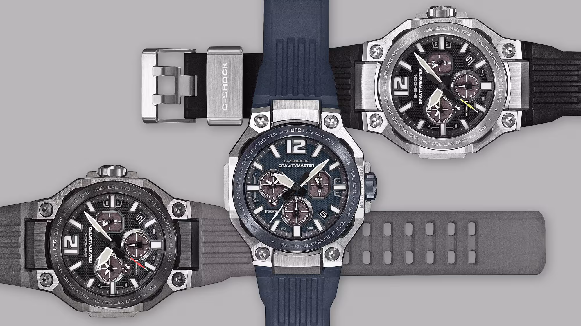 Casio G-Shock GravityMaster GWR-B3000 watches
