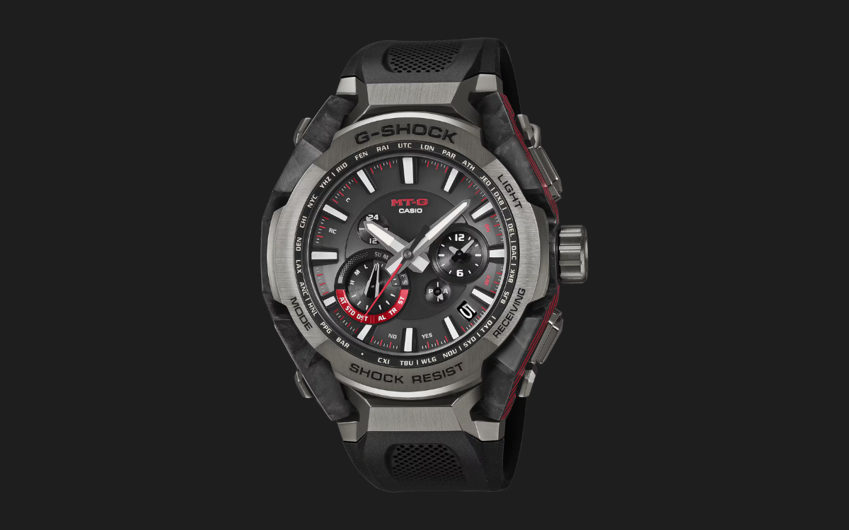 Casio launches premium MTG-B4000B-1A G-Shock watch with carbon