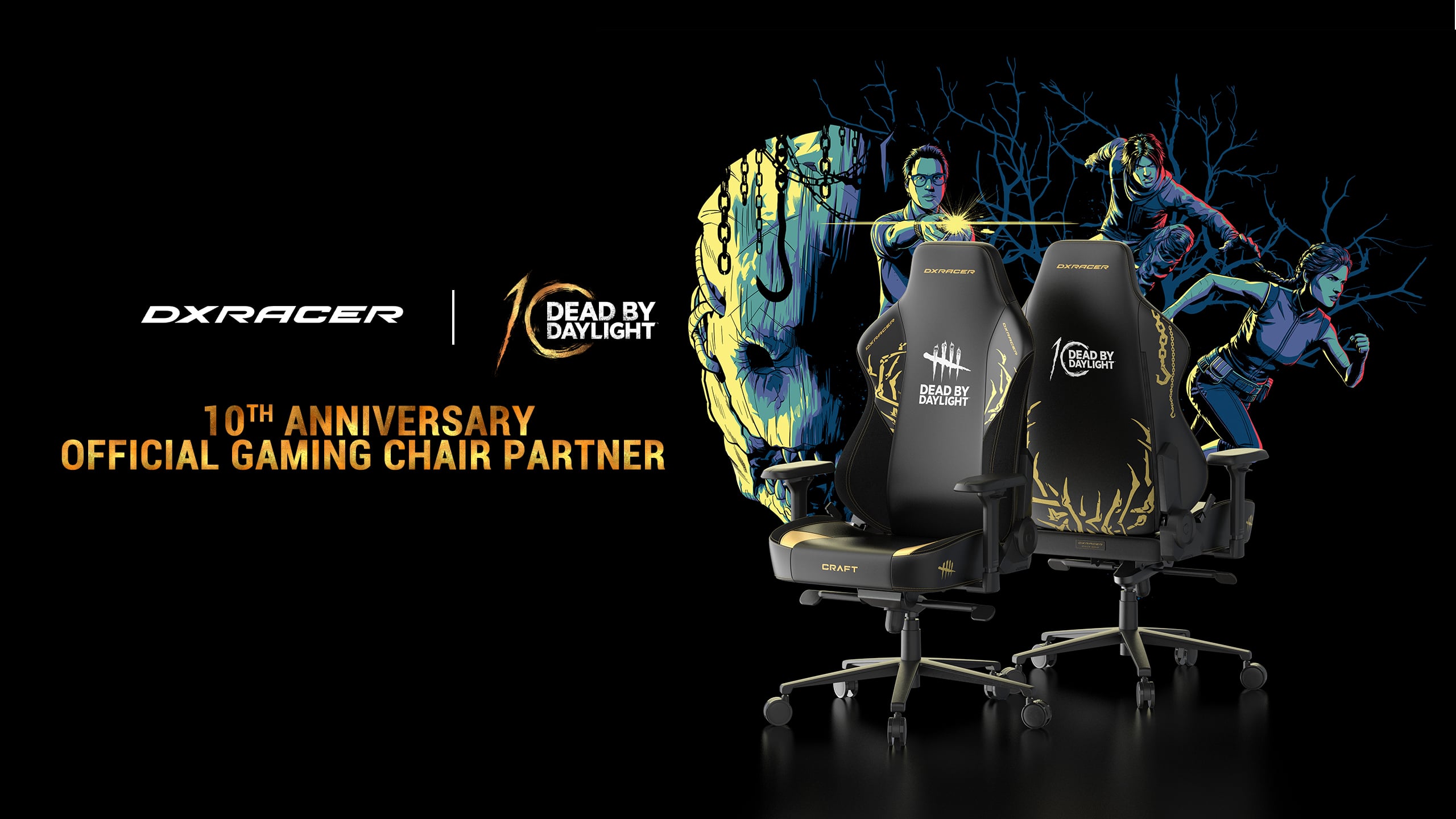 DXRacer unveils exclusive chairs for Dead by Daylight’s 10th anniversary
