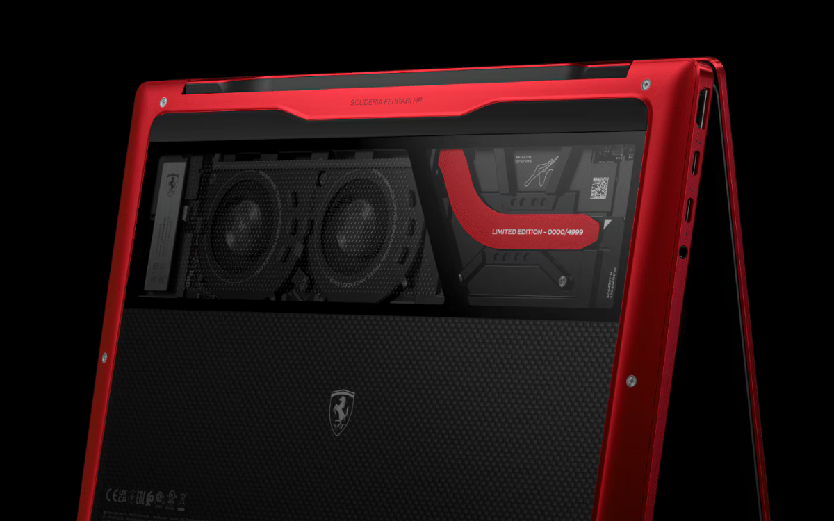HP and Ferrari unveil limited-edition AI PC with a Ferrari-inspired ...