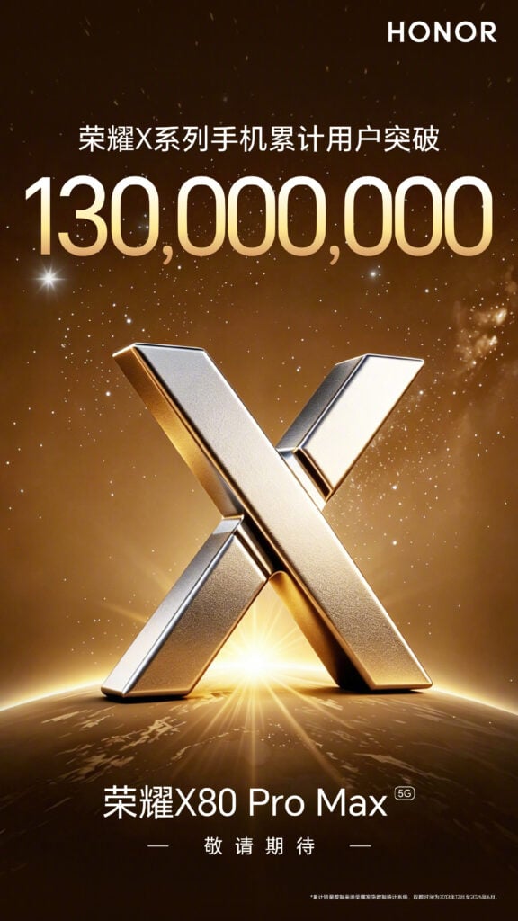 Honor X80 Pro Max teaser