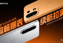 OnePlus Turbo 6X series launch date