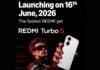 Here’s when the Redmi Turbo 5 will launch in India Redmi Turbo 5 India launch date