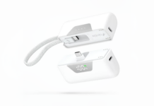 This 10,000mAh power bank splits into two independent power banks