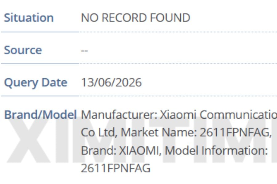 Xiaomi 18 Pro Global IMEI listing