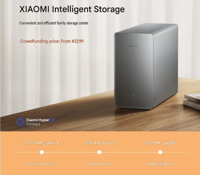 Xiaomi NAS Smart Storage Crowdfunding