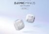 DJI Mic Mini 2S launching on July 2 with 14.5GB of built-in storage, 24-bit/32-bit internal recording