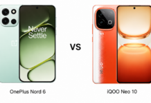 OnePlus Nord 6 vs iQOO Neo 10: Which Snapdragon 8s Gen 4 Phone Should You Buy? OnePlus Nord 6 vs iQOO Neo 10