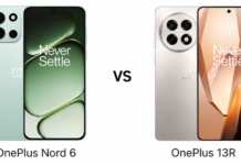 OnePlus Nord 6 vs OnePlus 13R: Which OnePlus Phone Offers Better Value? oneplus nord 6 vs 13R