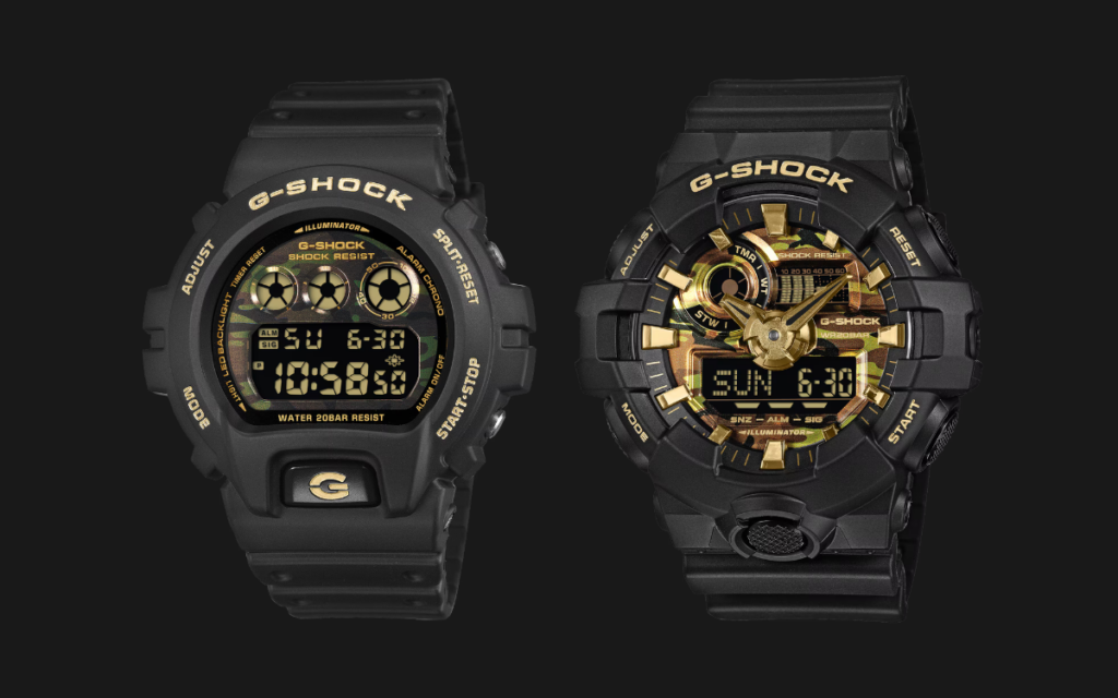 Casio Bold Camo G-Shock watches