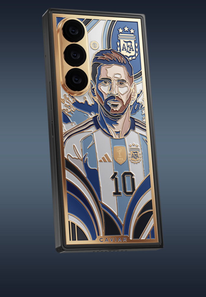 Caviar launches limited-edition Messi and Ronaldo phones with 24K gold