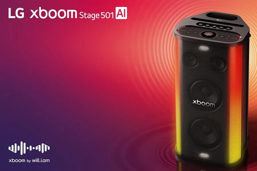 LG xboom Stage 501 design