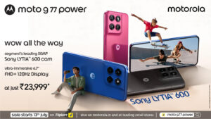 Moto G77 Power is here with a 7,000mAh battery and Sony LYT-600 camera for under Rs 26,000