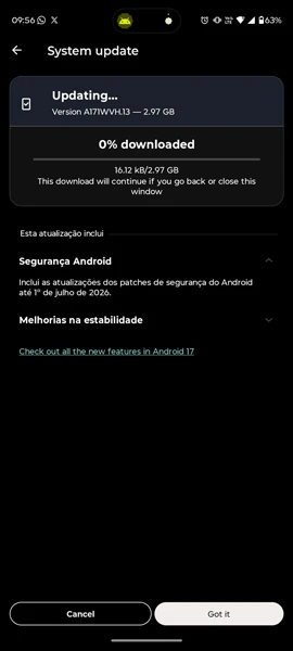 Motorola Signature Android 17 beta update