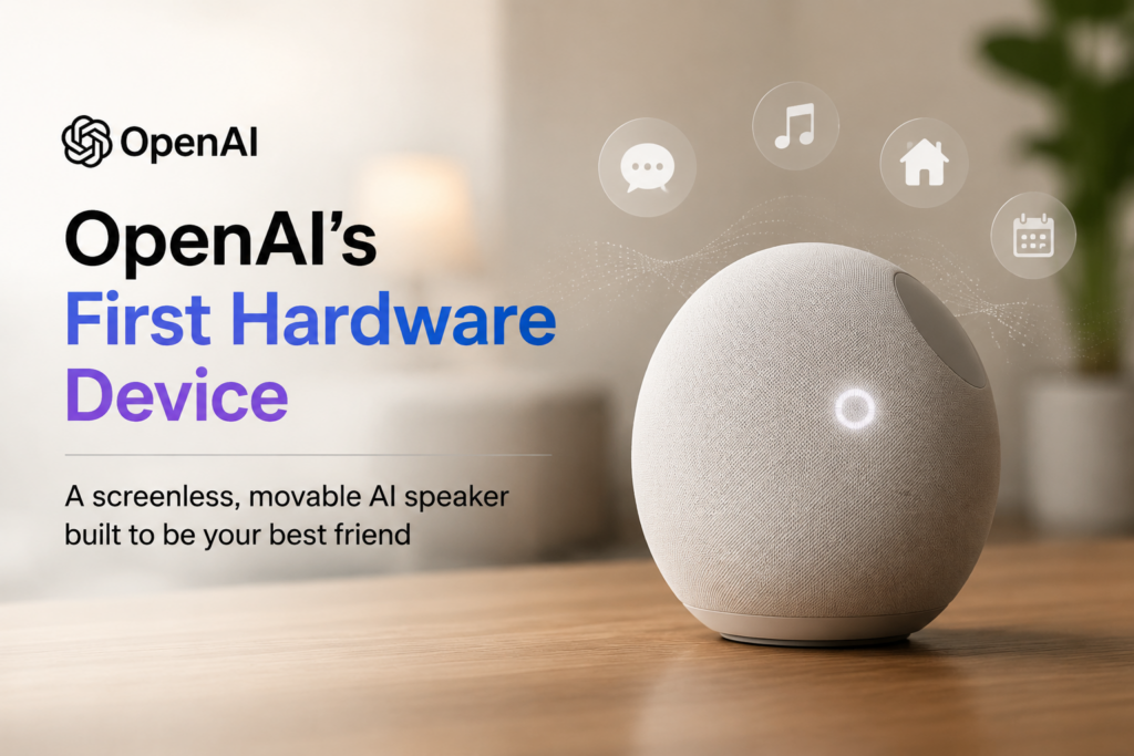 OpenAI speaker (AI-generated image)