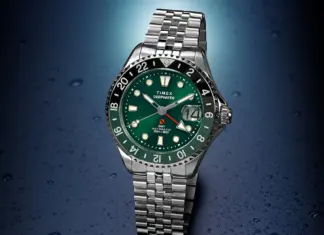 Timex launches three new automatic watches with ceramic bezel and 200m rating Timex Deepwater Meridian 200 Automatic GMT