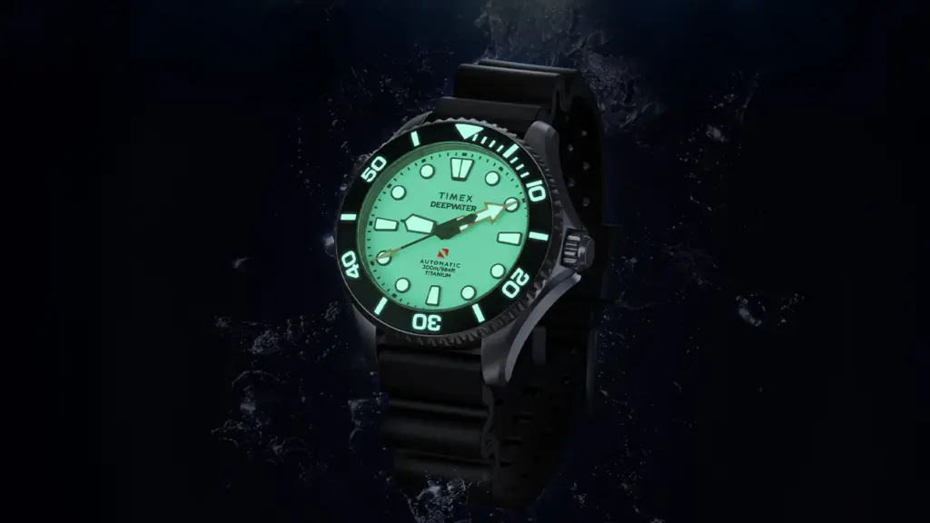 Timex Deepwater Meridian 300 Titanium HEV Automatic watch