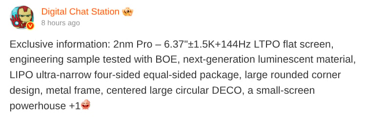 Vivo X500 Pro Specs Leak