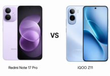 Redmi Note 17 Pro vs iQOO Z11 Comparison: Specs, Camera, Battery & Price redmi vs iQOO