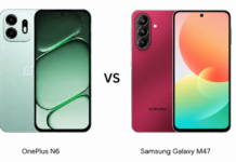 OnePlus N6 vs Samsung Galaxy M47 Comparison: Battery Beast or Better All-Rounder? OnePlus vs Samsung