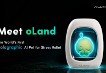 ALLTIME Launches oLand, World’s First AI Holographic Companion ALLTIME oLand AI Holographic Companion