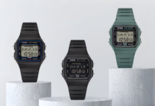 Casio launches three new retro-inspired F-B100W digital watches with smart features Casio F-B100W watches