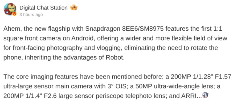 Honor Magic 9 Pro square selfie camera