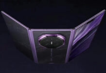 Huawei shows off new Mate XT 2 in purple and U-shaped foldable design Huawei Mate XT 2 Design