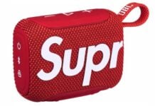 JBL Go 5 Supreme Edition revealed with signature red colorway JBL Go 5 Supreme Edition Launch
