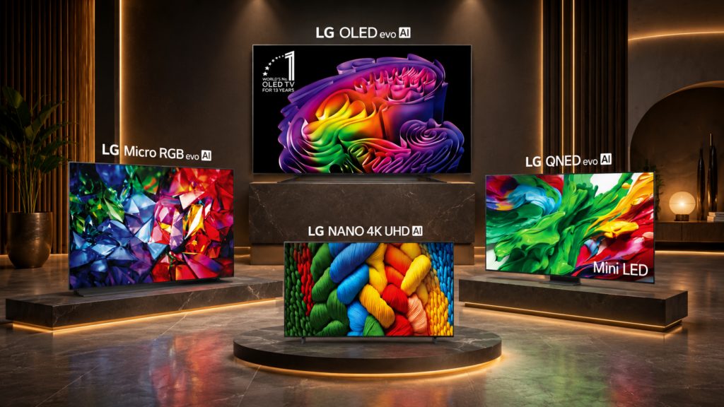LG 2026 AI TV lineup unveiled