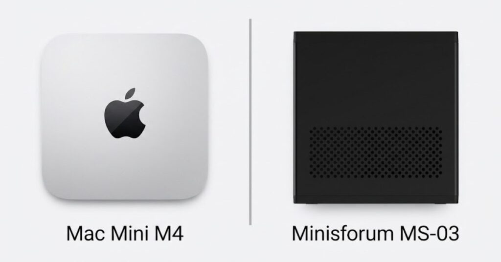 Minisforum MS-03 vs Mac mini M4